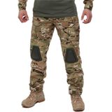 Single Sword Dizlikli Kamuflaj Taktik Erkek&kadın Outdoor Kargo Pantolon - Karışık