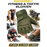 Single Sword Erkek&kadın Fitness Eldiveni Ağırlık Body Dambıl Halter Kullanımı Için Rahat Malzeme Spor&fitness Outdoor - XL - Haki