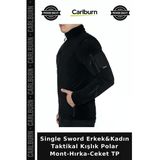Single Sword Erkek&Kadın Taktikal Kışlık Polar Mont-Hırka-Ceket Tp Avcılık Kıyafeti Günlük Dış Giyim