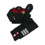 Single Sword Kız&Erkek Çocuk Polis Kıyafeti (Şapka, Gömlek, Pantolon Takımı) Yeni Model - Beden: 2 | Renk: Kırmızı - 2 Yaş
