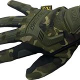 Single Sword Mechanix Tam Parmak Taktik Eldiven, Darbe Emici İş Eldiveni, Dokunmatik Özellikli Motosiklet&Spor Eldiveni, Unisex KAMUFLAJ-XL