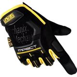 Single Sword Mechanix Tam Parmak Taktik Eldiven, Darbe Emici İş Eldiveni, Dokunmatik Özellikli Motosiklet&Spor Eldiveni, Unisex SARI-M