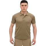 Single Sword Polo Yaka Kısa Kollu Taktik Tişört | BEDEN:M RENK:BEJ