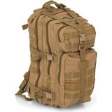 Single Sword Rahat Kullanım 25 Litre Su Geçirmez Ayarlanabilir 25 L Taktik Outdoor Kamp Seyahat Sırt Çantası - Renk: Bej - Beden: Standart