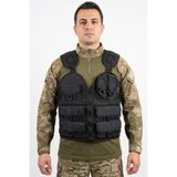 Single Sword Single Sword 37 Cepli Avcı Outdoor Yeleği | Taktik Ve Outdoor Kullanım Için, Siyah