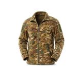 Single Sword Single Sword Askeri Ve Outdoor Erkek&Kadın Taktik Polar Mont-Hırka-Ceket, Multicam, L