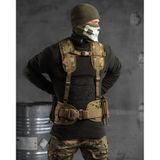 Single Sword Single Sword Çeçen Tip Askeri Yelek | Av, Kamp Ve Taktik Kullanım (Çantasız), Multicam