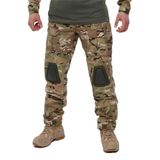 Single Sword Single Sword Dizlikli Kamuflaj Taktik Erkek&Kadın Outdoor Kargo Pantolon, Multicam, 3Xl