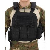 Single Sword Single Sword Kasırga Tactical Balistik Plaka Takılabilen Açık Cepli Hücum Yeleği, - Çok Renkli