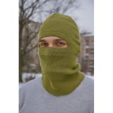 Single Sword Single Sword Motorcu Modüler Kar Maskesi,Erkek&Kadın Bere,Balaklava, Haki