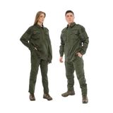 Single Sword Single Sword Outdoor Unisex Kışlık Gömlek&Pantolon Alt Üst Takım, Haki, 3Xl