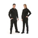Single Sword Single Sword Outdoor Unisex Kışlık Gömlek&Pantolon Alt Üst Takım, Siyah, M