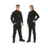 Single Sword Single Sword Outdoor Unisex Kışlık Gömlek&Pantolon Alt Üst Takım, Siyah, S