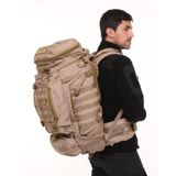Single Sword Single Sword Premium Kalite 100+10L Su Geçirmez Outdoor Sırt Çantası, Bej