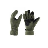 Single Sword Single Sword Softshell Soğuk, Rüzgar Ve Su Geçirmez Dokunmatik Eldiven, Motosiklet Ve Taktik Eldiven, Haki, Xl