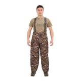 Single Sword Single Sword Softshell Su Geçirmez Içi Polarlı Salopet Pantolon, Multicam, Xl