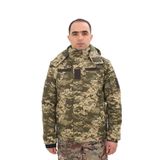 Single Sword Single Sword Su Geçirmez Kamuflaj Erkek Softshell Parka, Piksel, Xl