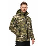 Single Sword Single Sword Su Geçirmez Outdoor Softshell Taktik Erkek Mont, Multicam, M