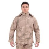 Single Sword Single Sword Su&Rüzgâr Geçirmez Kapüşonlu Softshell Kışlık Erkek Mont, Jan, S