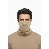 Single Sword Single Sword Tactical Buff, 17 Farklı Şekilde Kullanılabilen Askeri Bandana, Bej