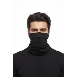 Single Sword Single Sword Tactical Buff, 17 Farklı Şekilde Kullanılabilen Askeri Bandana, Siyah