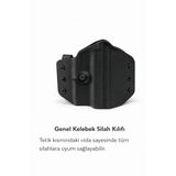 Single Sword Single Sword Tüm Tabancalar Için Ayarlanabilir Vida Sistemli Universal Genel Kelebek Tabanca Kılıfı, Siyah