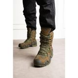 Single Sword SS602 4 Mevsim Fermuarlı/bağcıklı Tactical/outdoor Unisex Kışlık Askeri Uzun Haki Çöl Botu 45