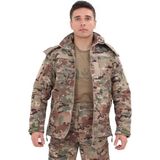 Single Sword Su ve Rüzgâr Geçirmez Kapüşonlu Softshell Kışlık Erkek Mont | BEDEN:M RENK:MULTİCAM
