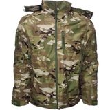 Single Sword Su&rüzgar Geçirmez Outdoor Softshell Kışlık Erkek Mont (Kapüşonlu) - Kamuflaj - 3XL