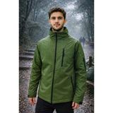Single Sword Taktik Outdoor Softshell Yağmurluk Mont – Suya Dayanıklı, Kapüşonsuz Haki