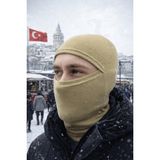 Single Sword Termal Kar Maskesi Balaklava Bere | RENK:BEJ - Standart