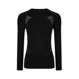 Single Sword Thermoform Extreme Pp Erkek Seamless Termal Sweatshirt Siyah, Siyah, M-L