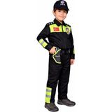 Single Sword Unisex Çocuk Polis Kıyafeti (Şapka, Gömlek, Pantolon Takımı) - Renk: PLS | Model: Trafik Polisi | Beden: 6 - Sarı - 5 - 6 Yaş