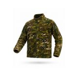 SINGLE SWORD Unisex Fermuarlı Taktik Polar Mont ve Hırka - Multicam Kamuflaj, L Beden 153.20.0027-ATACS-1