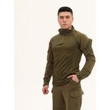 Single Sword Unisex&unisex Outdoor Kombat T-Shirt Renk: Haki Beden: L