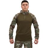 Single Sword Unisex&unisex Outdoor Kombat T-Shirt Renk: Multicam Beden: M - 001-Beyaz