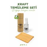 Singularis Nexta Gözlük Temizleme Seti - 30 ml Sprey, A Kalite Mikrofiber Bez ve Doğa Dostu Kraft Kutu