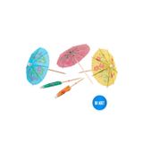sinisgroupelektronik Renkli Şemsiye Kürdan 50 Adet/paket Sunum, Kokteyl, Doğum Günü, Pasta Kürdanı
