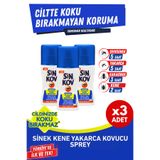 Sinkov Comfort Kovucu Sprey 3'lü Eko Set - Sinek Kene Yakarca Ciltte Koku Bırakmayan Koruma 3x100ml