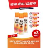 Sinkov Kovucu Deo Sprey 3'lü Eko Set - Sinek Kene Yakarca Uzun Süre Koruma 3x100ml