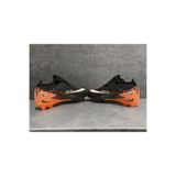 sinmm Erkek Çocuk Krampon Çoraplı Halı Saha Dişli Futbol Spor Ayakkabısı (Siyah-Oranj Renk) Filet-Garson