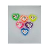 Sino Kalp Kutulu 6'Lı 6 Renk Slime 135 Gr X 6 Hazır Slıme Çok Renkli