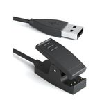 Sinoacc Garmin Forerunner 35 235 230 630 645 Müzik 735XT, Yaklaşım S20 G10, Vivomove HR,Lily Watch Şarj Cihazı Yedek Şarj Klipsi Senkronizasyon Veri Kablosu (3,3 ft/1 m)