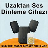 SinoTek Uzaktan Ses Duyma Cihazı Simkartlı Kayıt Cihazı Taşınabilir Tasarım - Mavi - Beyaz