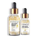 Sinoz 30 ml 24K Yüz Bakım Serumu +Sinoz 10 ml 24K Altın Göz Çevresi Serumu