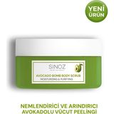 Sinoz Avocado Bomb Nemlendirici ve Arındırıcı 300 gr Vücut Peelingi