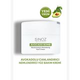 Sinoz Avokado Bomb Canlandırıcı Nemlendirici Yüz Bakım Kremi 50 ml