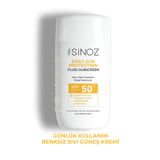 Sinoz Günlük Kullanım Sıvı SPF 50+ 50 ml Yüz Güneş Kremi