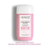 Sinoz Pink Touch Ton Eşitleyici Pembe Sıvı SPF 50+ 50 ml Güneş Kremi