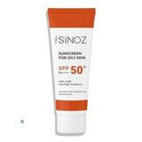 Sinoz Sebum Dengeleyici Aydınlatıcı SPF 50+50 ml Yüksek Koruma Yüz Güneş Kremi